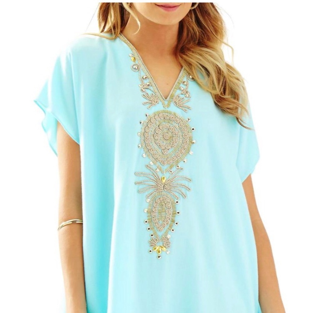 Lilly Pulitzer Chai Caftan Dress